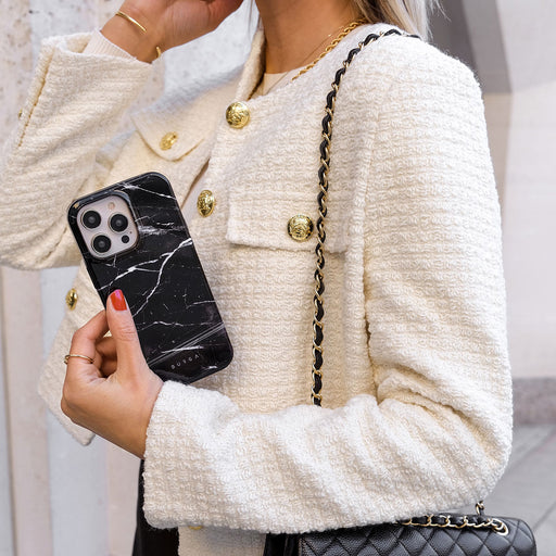 Noir Origin - Black Marble Google Pixel 7 Case 5