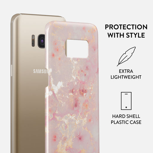 Golden Coral - Pink Samsung Galaxy S8 Case 2