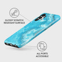 Ocean Waves - Blue Samsung Galaxy A13 4G Case 3