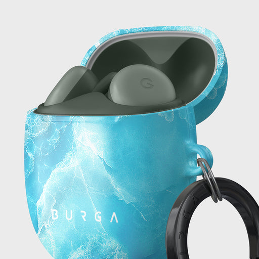 Ocean Waves - Blue Google Pixel Buds A Case 5