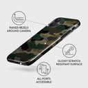 Tropical Green Camo - iPhone 12 Mini Case 3