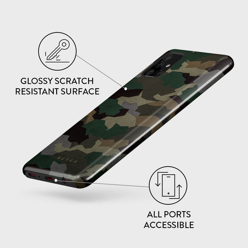 Tropical Green Camo - Samsung Galaxy A51 4G Case 7