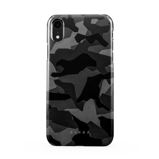Night Black Camouflage - iPhone XR Case 1