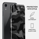 Night Black Camouflage - iPhone XR Case 2