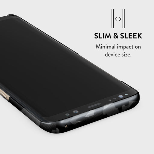 Night Black Camouflage - Samsung Galaxy S8 Case 4