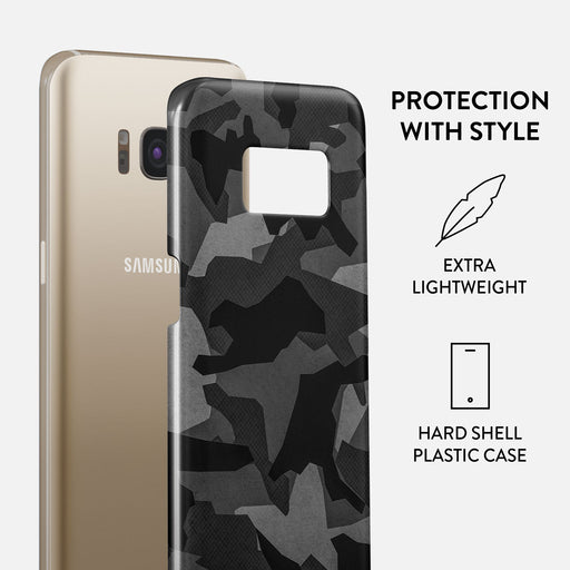 Night Black Camouflage - Samsung Galaxy S8 Case 2