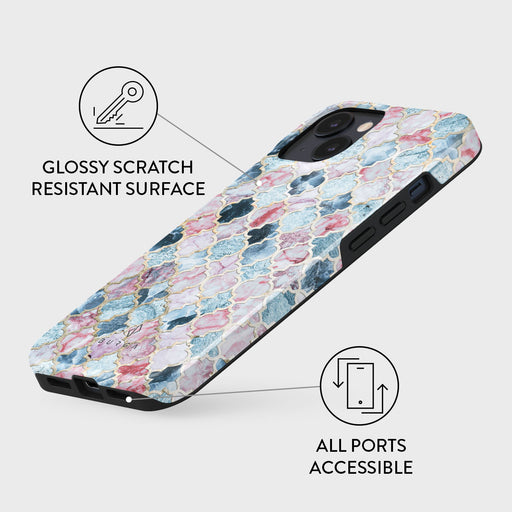 Pink Beach - Mosaic iPhone 13 Mini Case 7