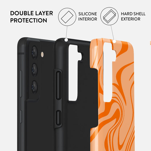 High Vibrations - Color Swirl Samsung Galaxy S21 FE Case 2