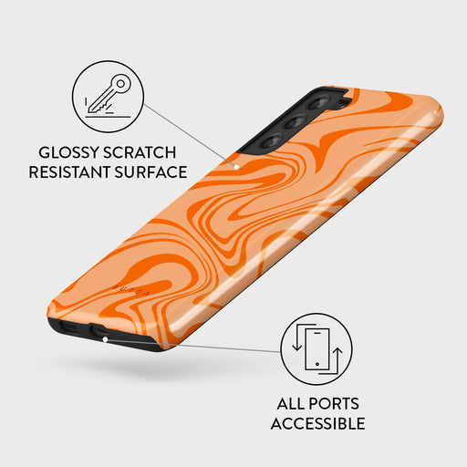 High Vibrations - Color Swirl Samsung Galaxy S21 FE Case 3