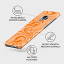 High Vibrations - Color Swirl Samsung Galaxy S9 Case 3