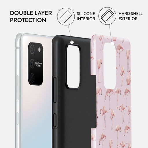 Nostalgic Pink - Flamingos Samsung Galaxy S10 Lite Case 6