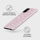 Nostalgic Pink - Flamingos Samsung Galaxy A51 4G Case 7