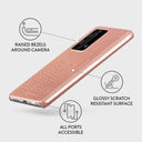 Pink Croco - Huawei P40 Pro Plus Case 3