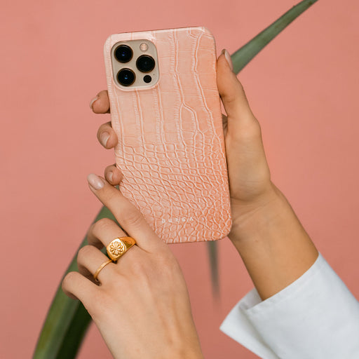 Pink Croco - Huawei P40 Pro Plus Case 7