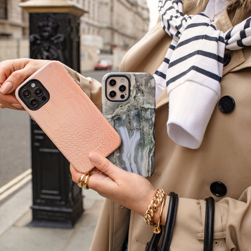 Pink Croco - Huawei P40 Pro Plus Case 10