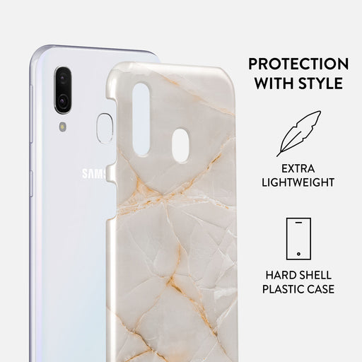 Vanilla Sand - Marble Samsung Galaxy A40 Case 2