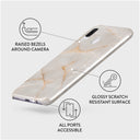 Vanilla Sand - Marble Samsung Galaxy A40 Case 3