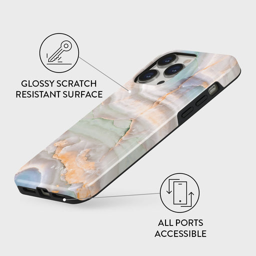 Pastel Hues - Colorful Marble iPhone 14 Pro Case 7