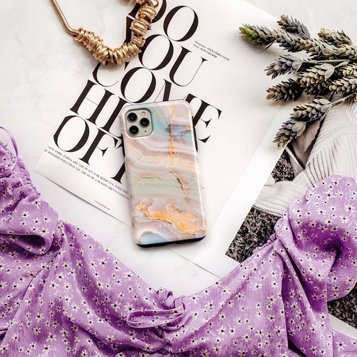 Pastel Hues - Colorful Marble iPhone 14 Pro Case 28