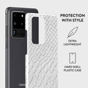 Glacial Desert - White Snakeskin Samsung Galaxy S20 Ultra 4G / 5G Case 2