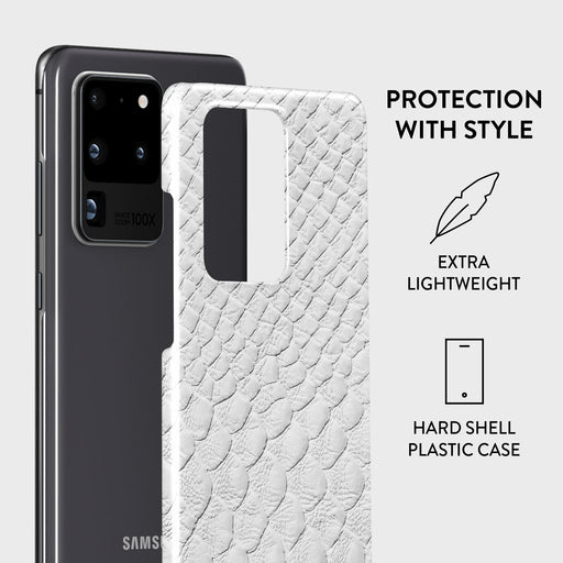 Glacial Desert - White Snakeskin Samsung Galaxy S20 Ultra 4G / 5G Case 2