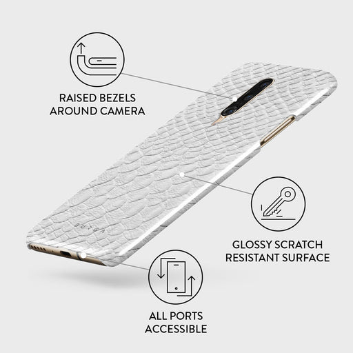 Glacial Desert - White Snakeskin OnePlus 7 Pro / 7T Pro Case 3