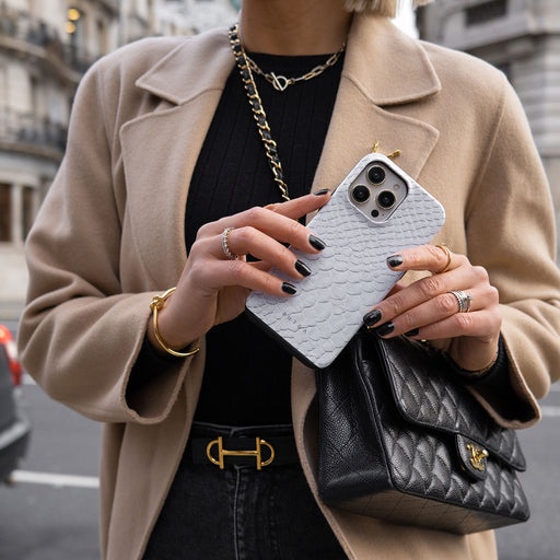 Glacial Desert - White Snakeskin OnePlus 7 Pro / 7T Pro Case 5