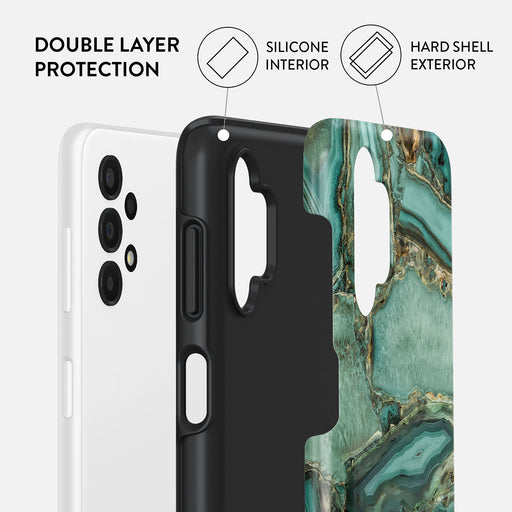Ubud Jungle - Turquoise Samsung Galaxy A13 4G Case 2
