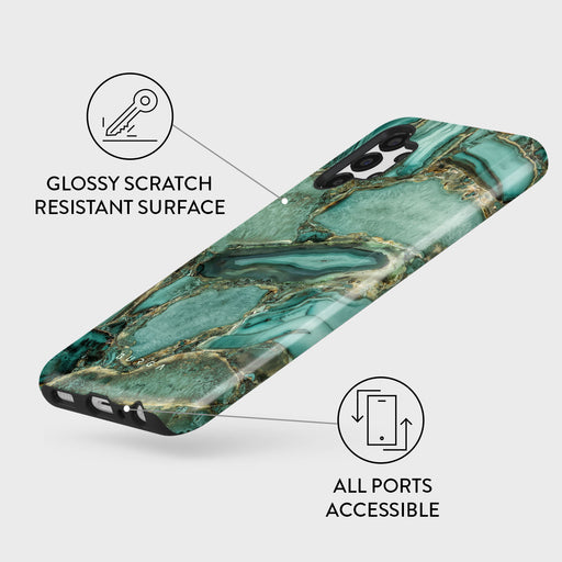 Ubud Jungle - Turquoise Samsung Galaxy A13 4G Case 3