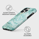 Uluwatu Waves - Teal iPhone 14 Pro Max Case 7