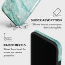 Uluwatu Waves - Teal iPhone 13 Pro Case 8
