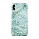 Uluwatu Waves - Teal iPhone X / XS Case 1