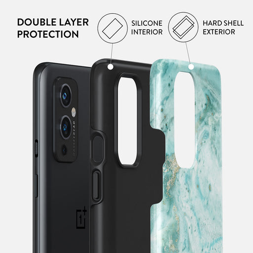 Uluwatu Waves - Teal OnePlus 9 Case 2