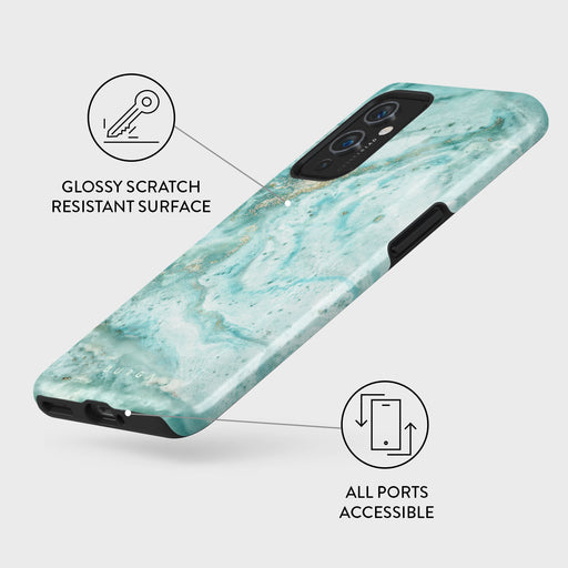 Uluwatu Waves - Teal OnePlus 9 Case 3