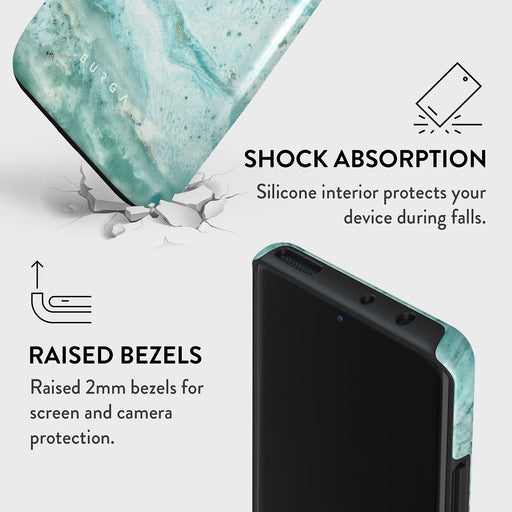 Uluwatu Waves - Teal Xiaomi 12 Pro Case 4