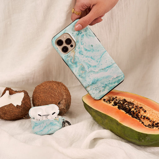 Uluwatu Waves - Teal iPhone X / XS Case 12