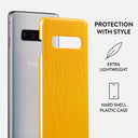 Canary Yellow - Snake Skin Samsung Galaxy S10 Plus Case 2