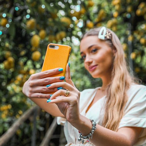 Canary Yellow - Snake Skin Samsung Galaxy S10 Plus Case 9