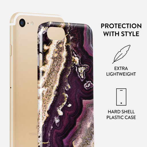 Purple Skies - Marble iPhone SE (2020) Case 2
