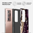 Purple Skies - Marble Samsung Galaxy Note 20 Ultra 4G / 5G Case 6