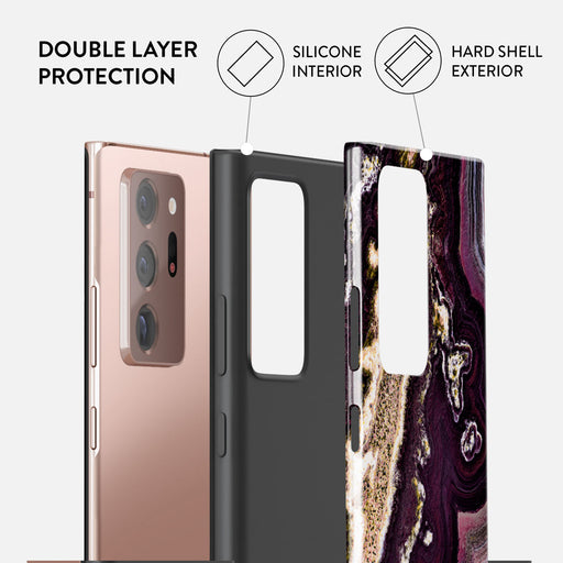Purple Skies - Marble Samsung Galaxy Note 20 Ultra 4G / 5G Case 6
