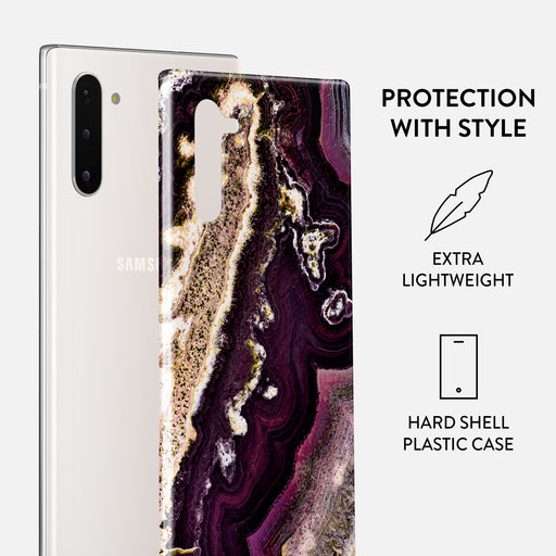 Purple Skies - Marble Samsung Galaxy Note 10 Case 2