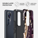 Purple Skies - Marble Xiaomi 12 Pro Case 2