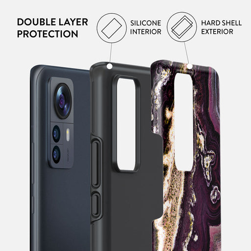 Purple Skies - Marble Xiaomi 12 Pro Case 2