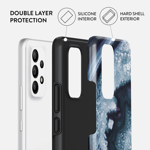 Frozen Lake - Gray Marble Samsung Galaxy A33 Case 2