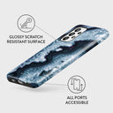 Frozen Lake - Gray Marble Samsung Galaxy A33 Case 3