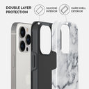 White Winter - Classy Marble iPhone 14 Pro Max Case 6